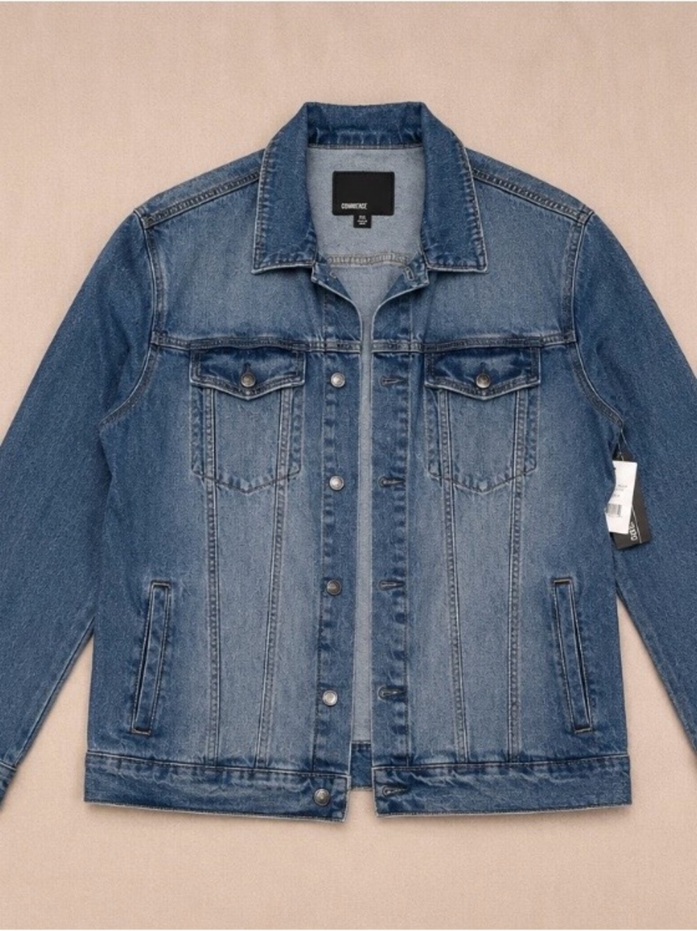 Commerce Denim Jacket XXL NWT Medium Indigo Wash
